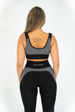 Load image into Gallery viewer, ENHANCED BLACK & WHITE SPORTS BRA