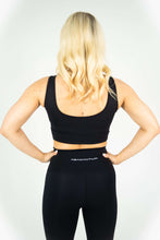 Load image into Gallery viewer, SECOND SKIN SPORTS BRA BLACK