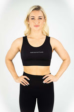 Load image into Gallery viewer, ALL BLACK PURE SPORTS BRA - AdamantiumWear
